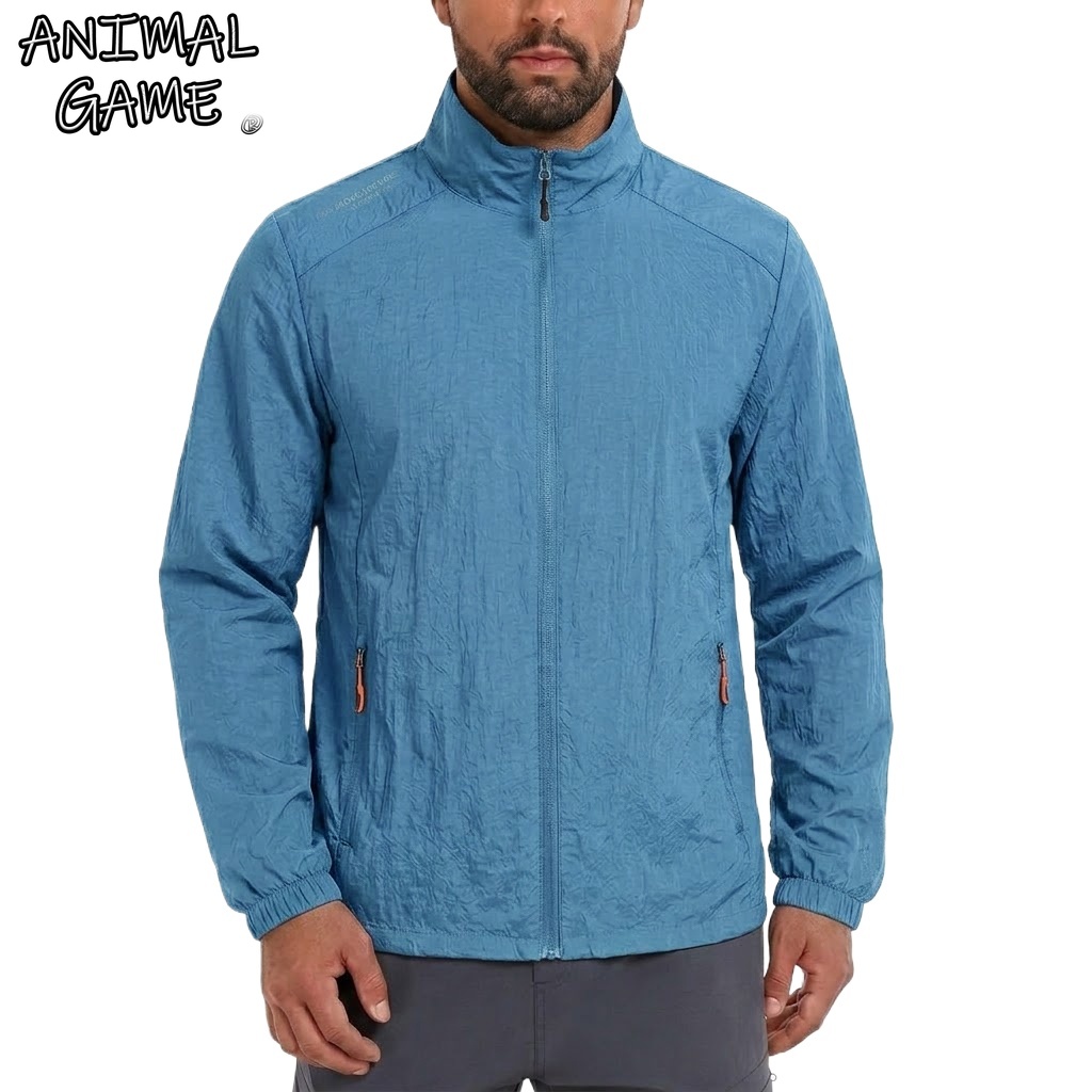 Outdoor Sport Jacket Men - Giacca Protettiva UPF50+ per Uomo, Traspirante,