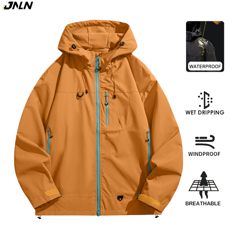 Outdoor Sport Jacket Men - JNLN Giacca Impermeabile da Escursionismo per