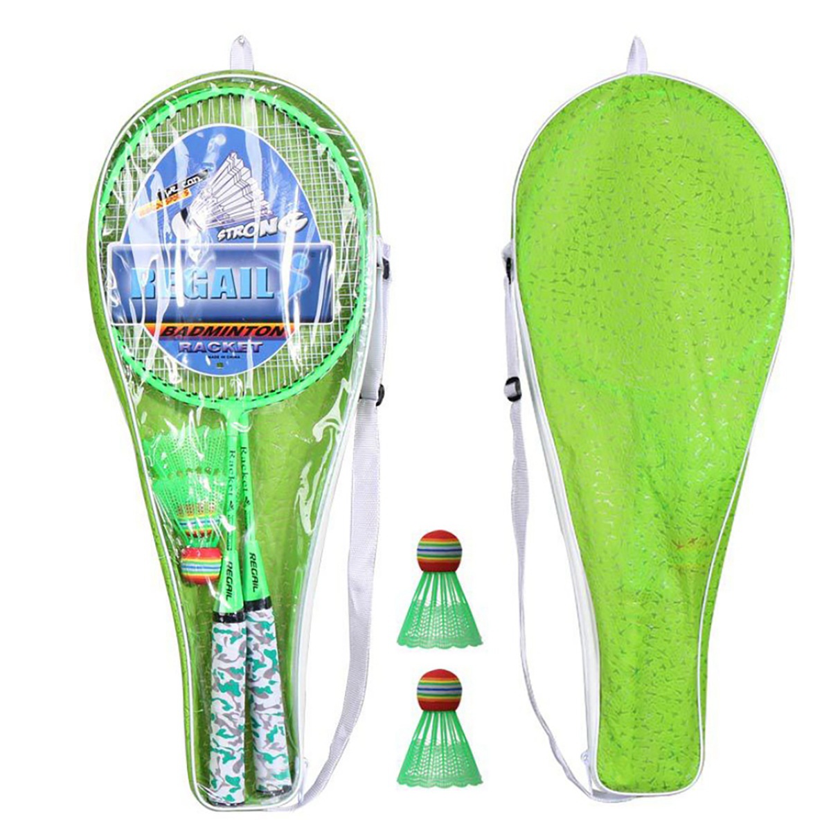 Indoor Sport And Outdoor Sports - A89E-Racchette da badminton per bambini, set