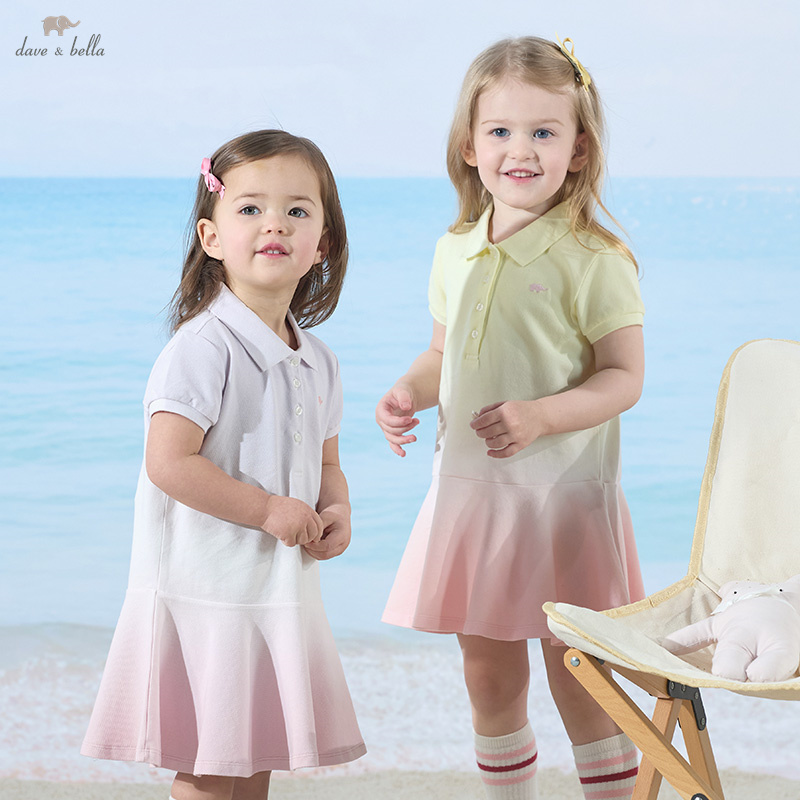 Outdoor Sport Dress - Dave Bella Abito polo da bambina