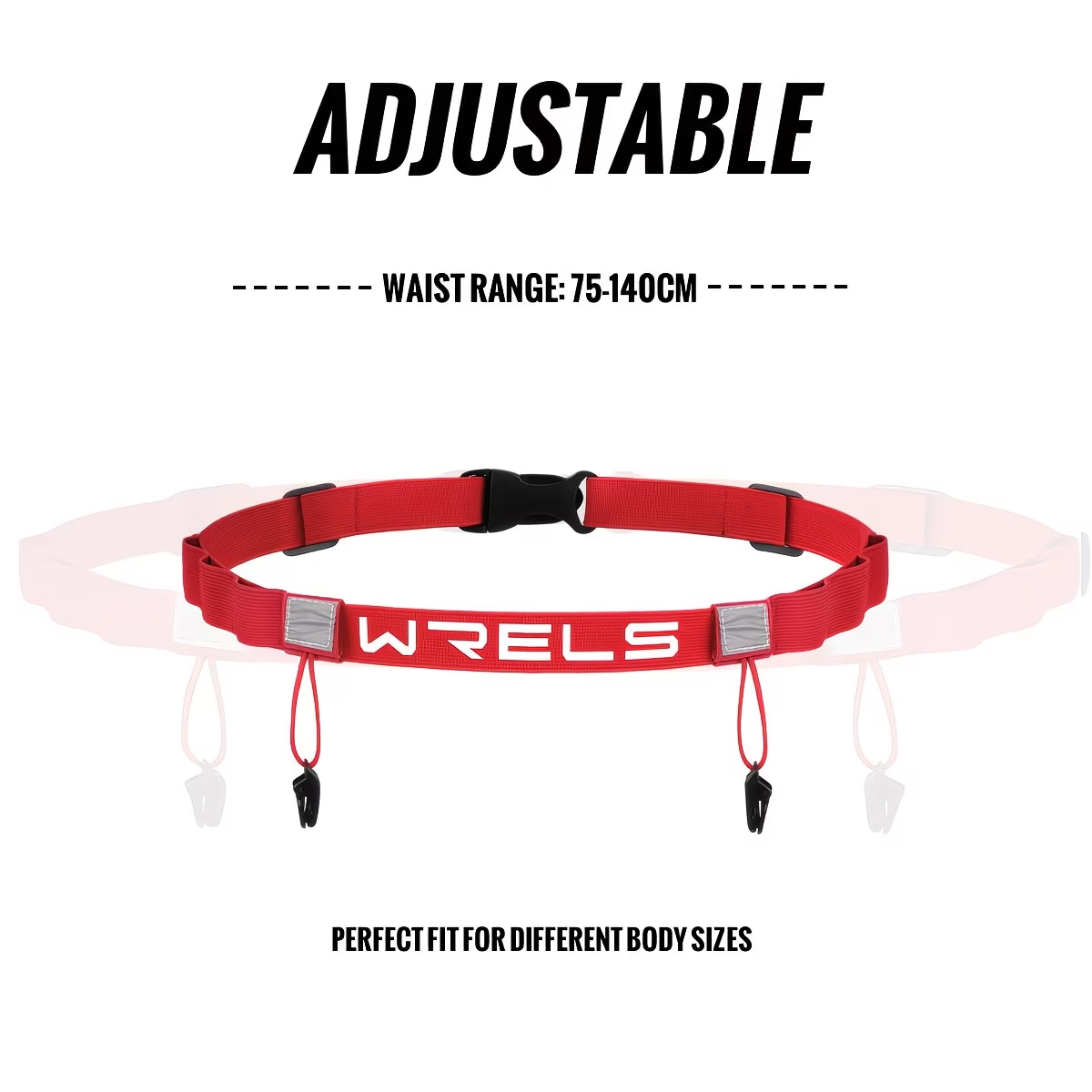Outdoor Sports List - WRELS Cintura Portanumero Unisex per Triathlon