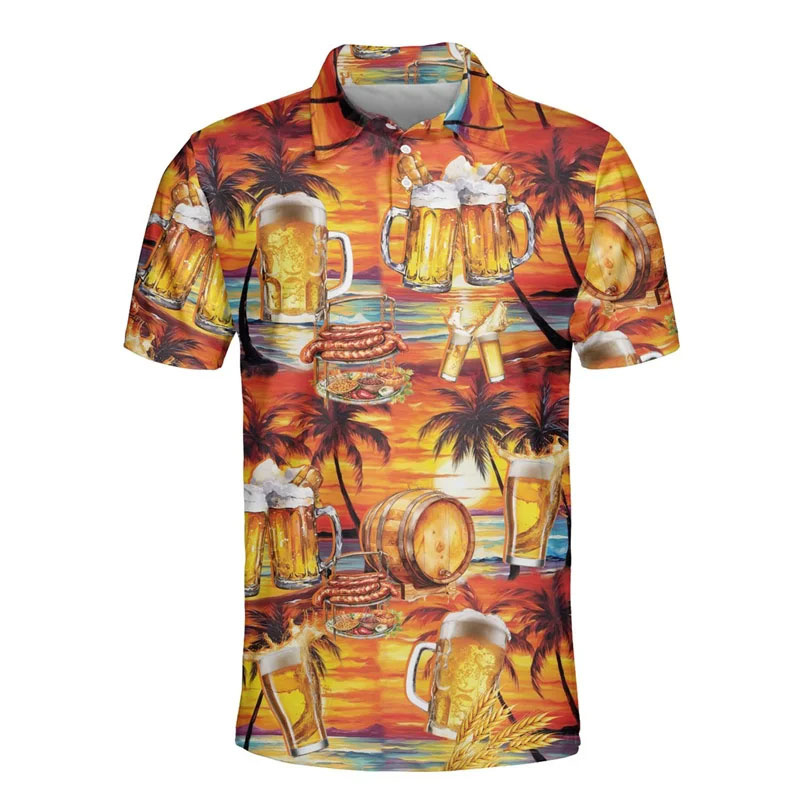 Polo da birra hawaiana stampat - Polo Shirt Equestrian recensione e prezzo
