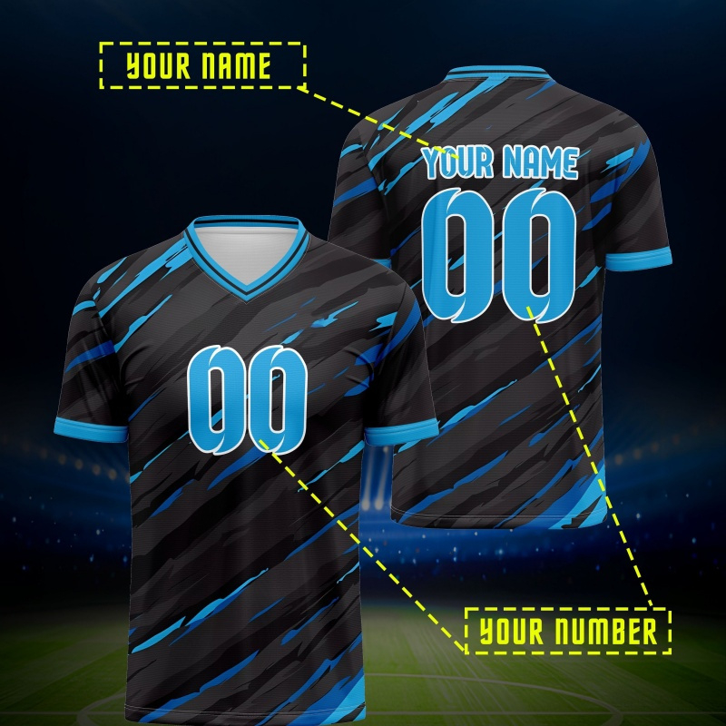 Maglia da calcio moda ad asciu - Outdoor Sport Name recensione e prezzo