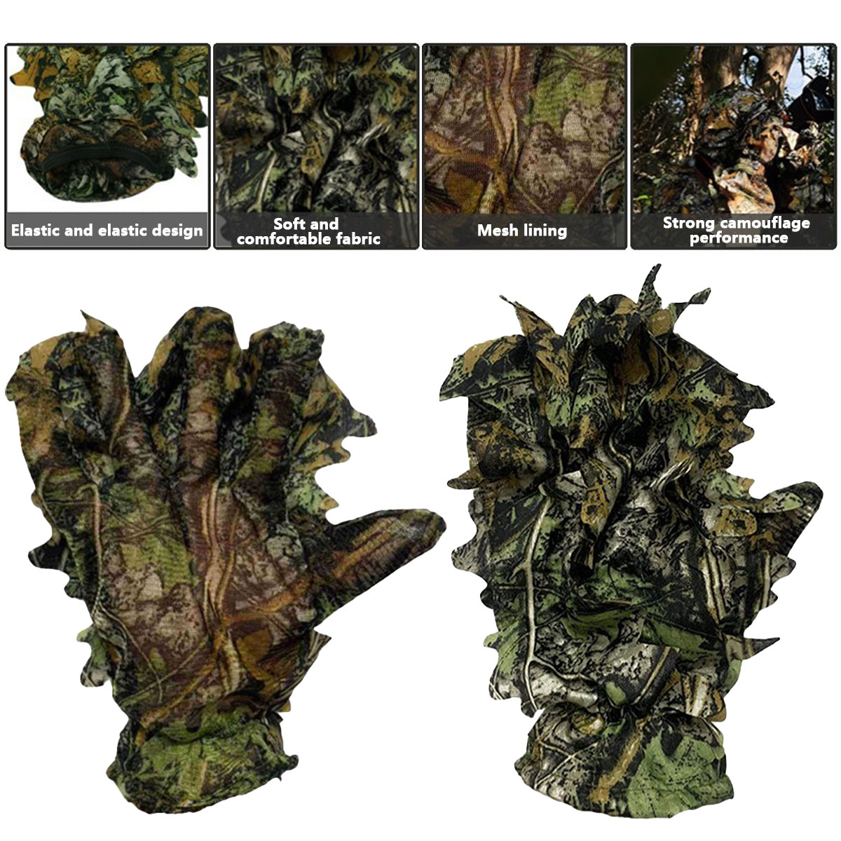 Guanti da Caccia 3D Mimetici a - Outdoor Sport Gloves recensione e prezzo